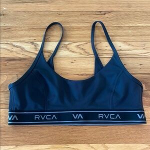 RVCA Women's Black Sports Bra